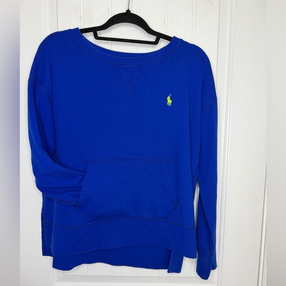 Polo Ralph Lauren Sweaters - Polo Ralph Lauren Women's Vibrant Blue Crew Neck Sweater, size M